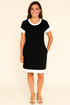 'Victoria' Short Sleeve Mini Dress - Celes Fashion